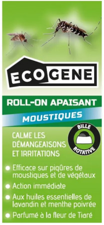 Gel apaisant démangeaisons et irritations piqûres moustiques, 7 ml