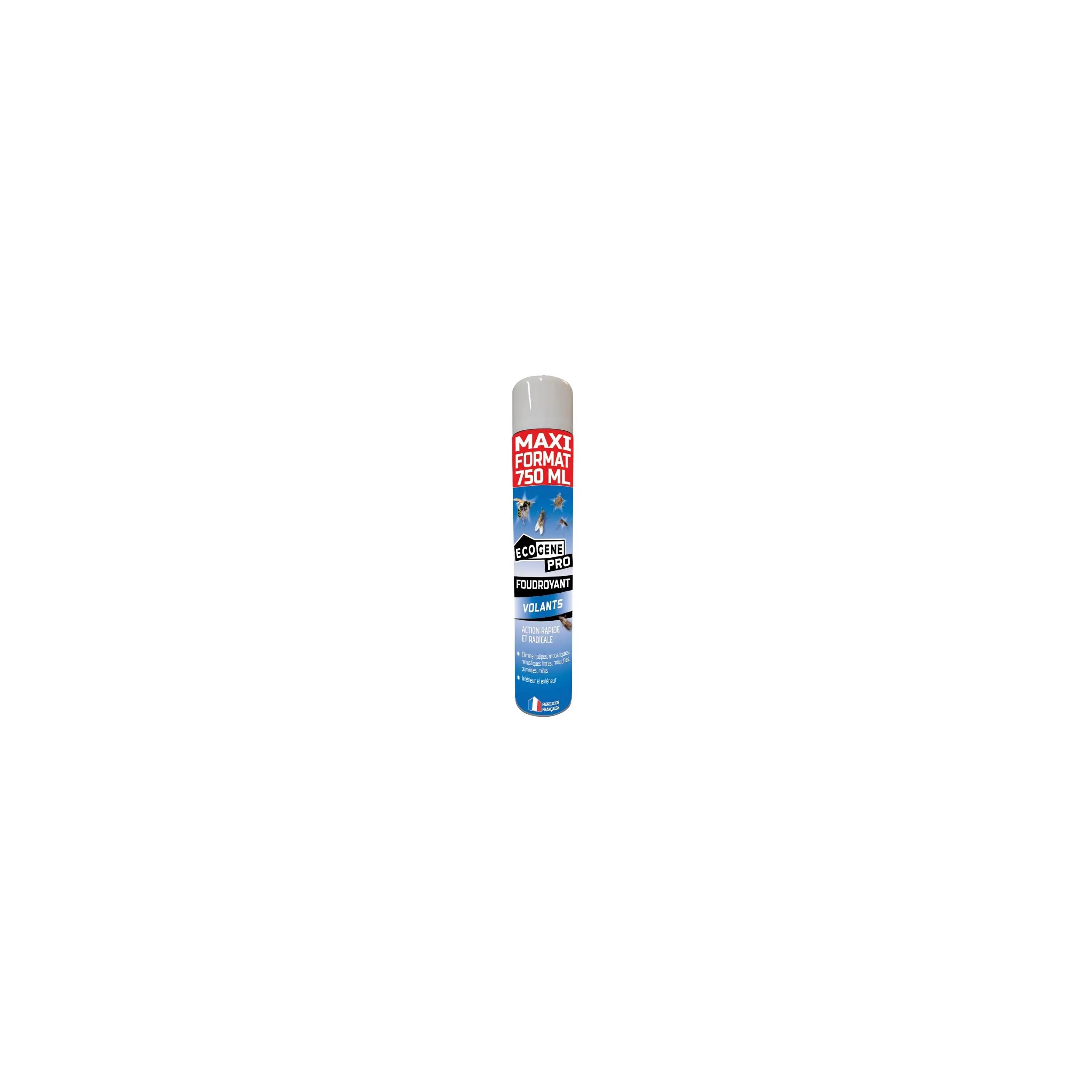 Aérosol insecticide foudroyant insectes volants maxi format, 750 ml