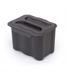 Poubelle de recyclage auxiliaire en plastique, 5 litres, gris anthracite