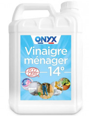 Vinaigre ménager 14°, bidon de 5L.