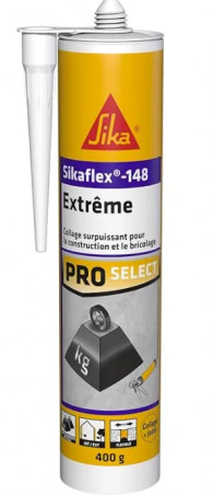 Sikaflex 141 PVC blanc, cartouche de 380g.