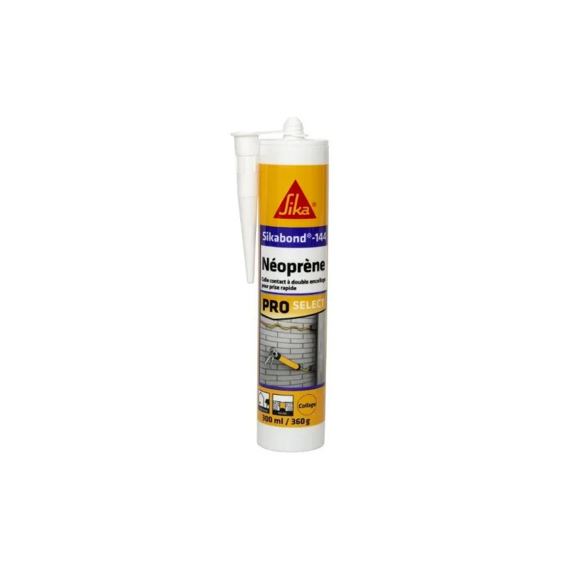 Adesivo per neoprene Sikabond 144, cartuccia da 380 g.