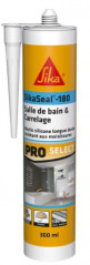 Sikaseal 180 transparent salle de bain et carrelage, cartouche de 300ml