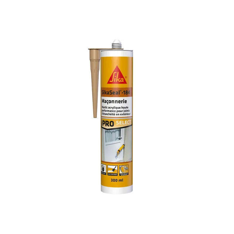 Sikaseal 184 beige per muratura, cartuccia da 300 ml.