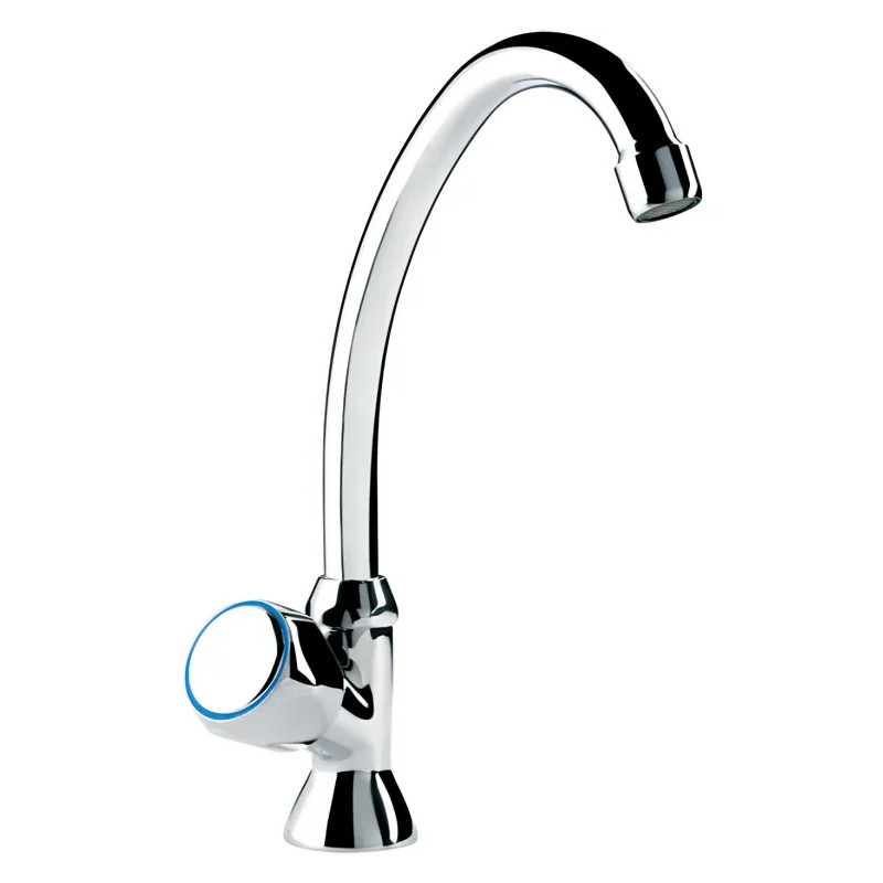 Washbasin faucet, cold water basin mixer high spout