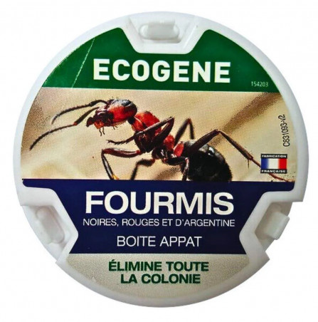 Boîte d\'appât fourmis ECOGENE pro, 4 pièces.