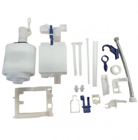 Complete spare parts kit for Schwab concealed WC cistern mechanisms 187.1200