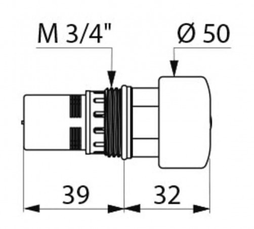 Timer cartridge for TEMPOSTOP basin fittings