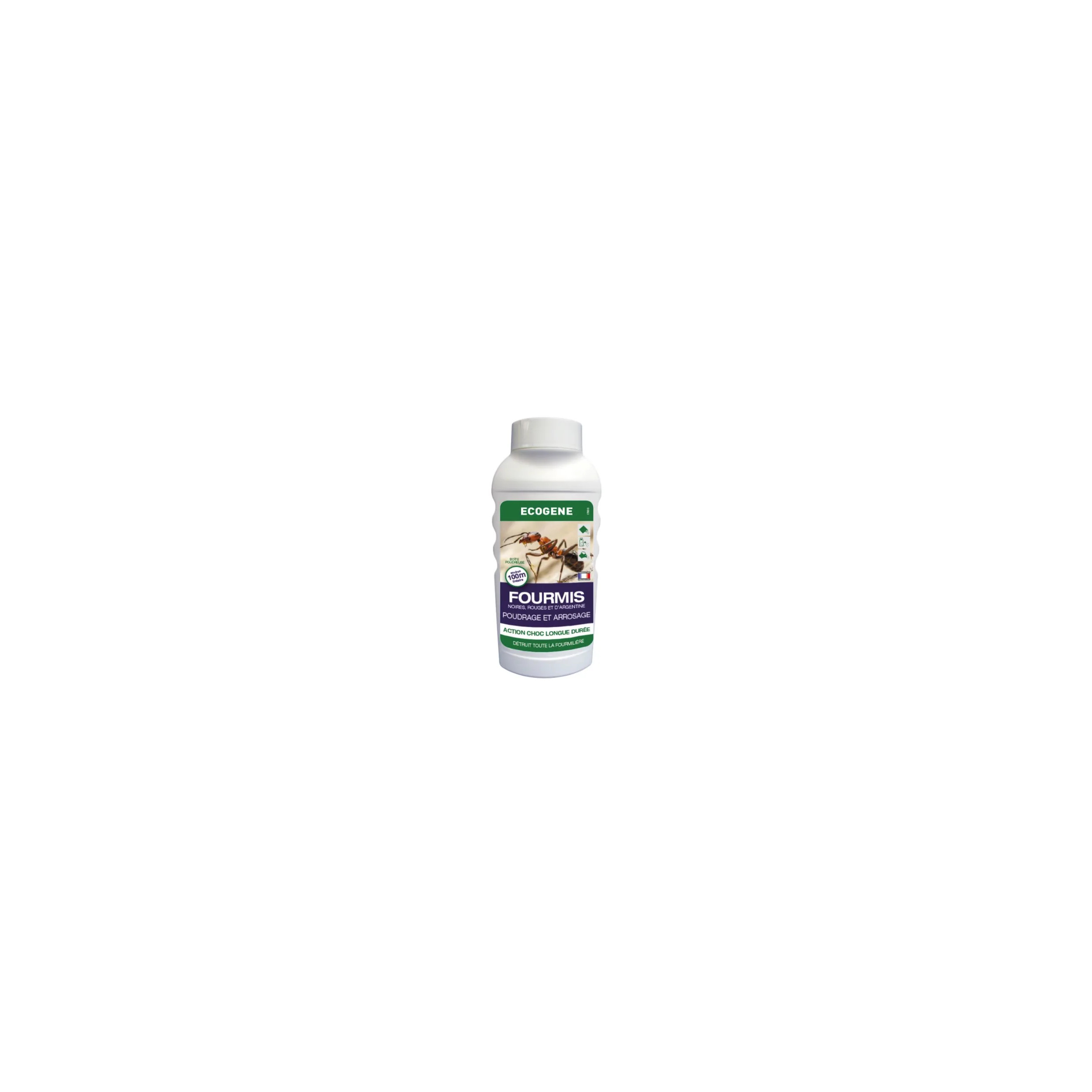 Foudroyant fourmis poudrage et arrosage ECOGENE pro 400g.