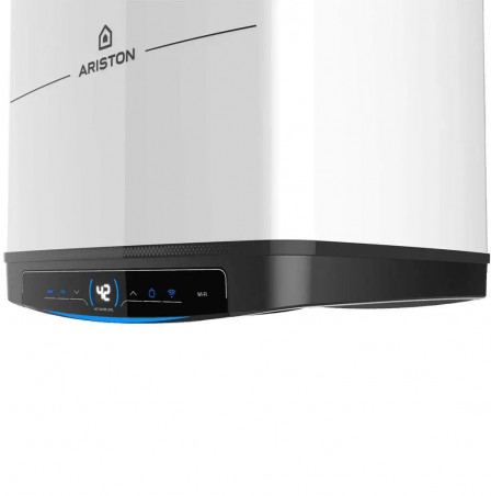 Quadris Wifi 120-litre square electric water heater.