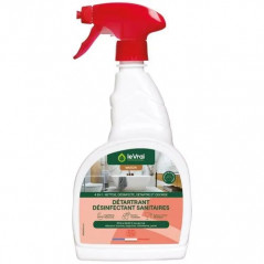 Le Vrai détartrant désinfectant sanitaires, spray de 750 ml