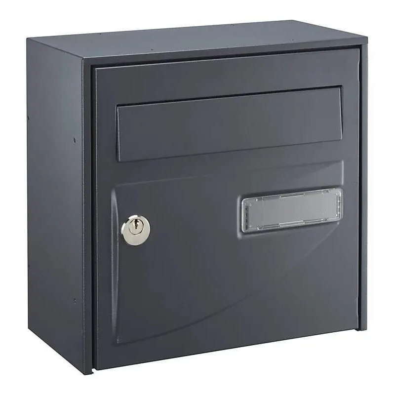 Probat compact mailbox, grey. 