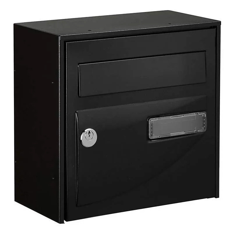 Probat compact mailbox, black.