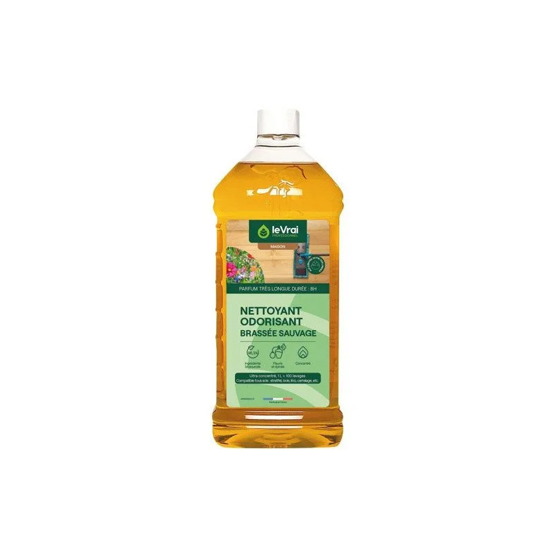 Le Vrai "Brassée Sauvage" fragrance cleaner, 1L