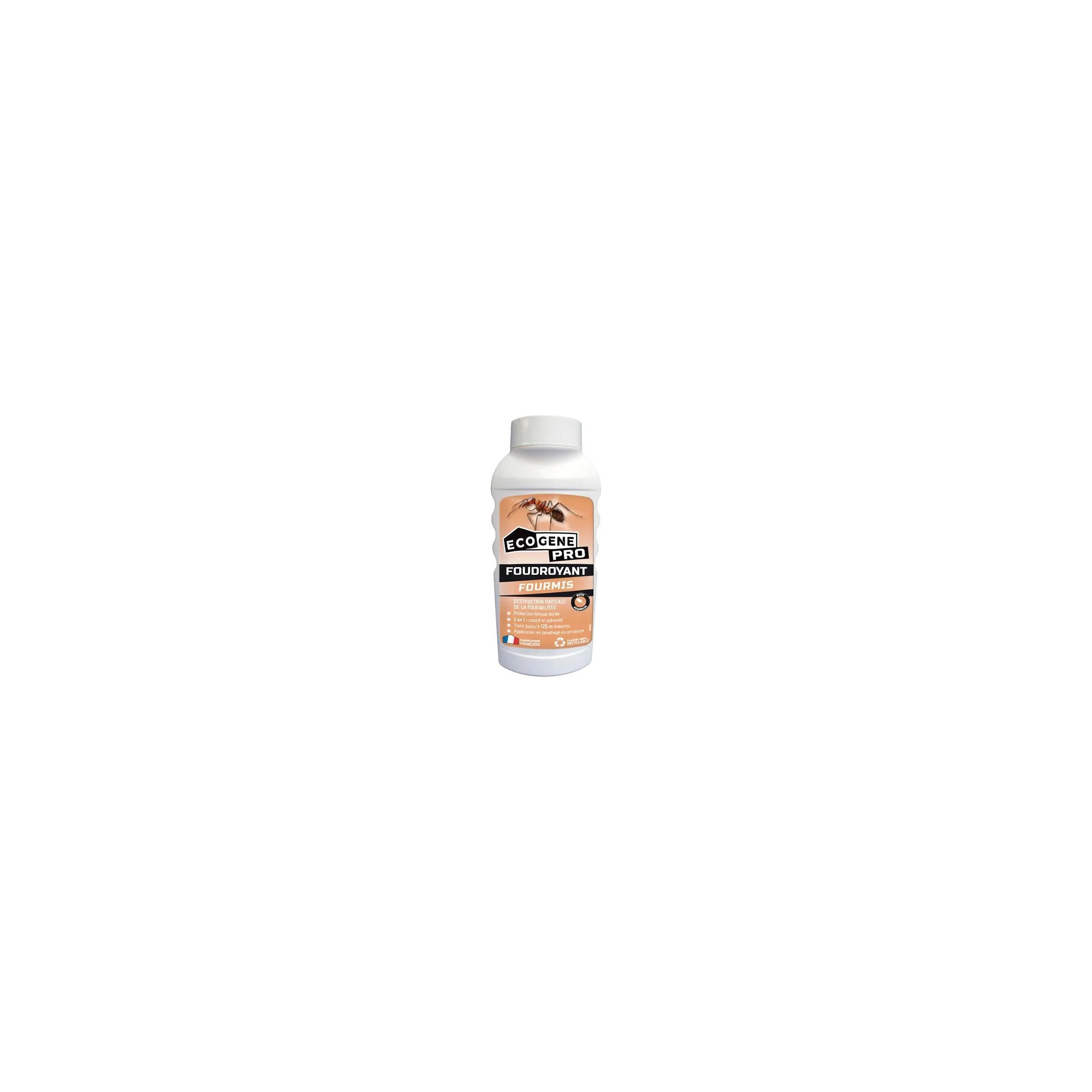 Foudroyant fourmis poudrage et arrosage ECOGENE pro 500g.