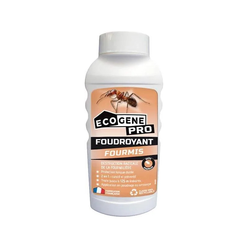 ECOGENE pro 500g hormiguicida en polvo y spray.