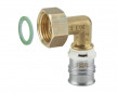 Turatec multilayer elbow female swivel nut 26x34 diameter 26mm.