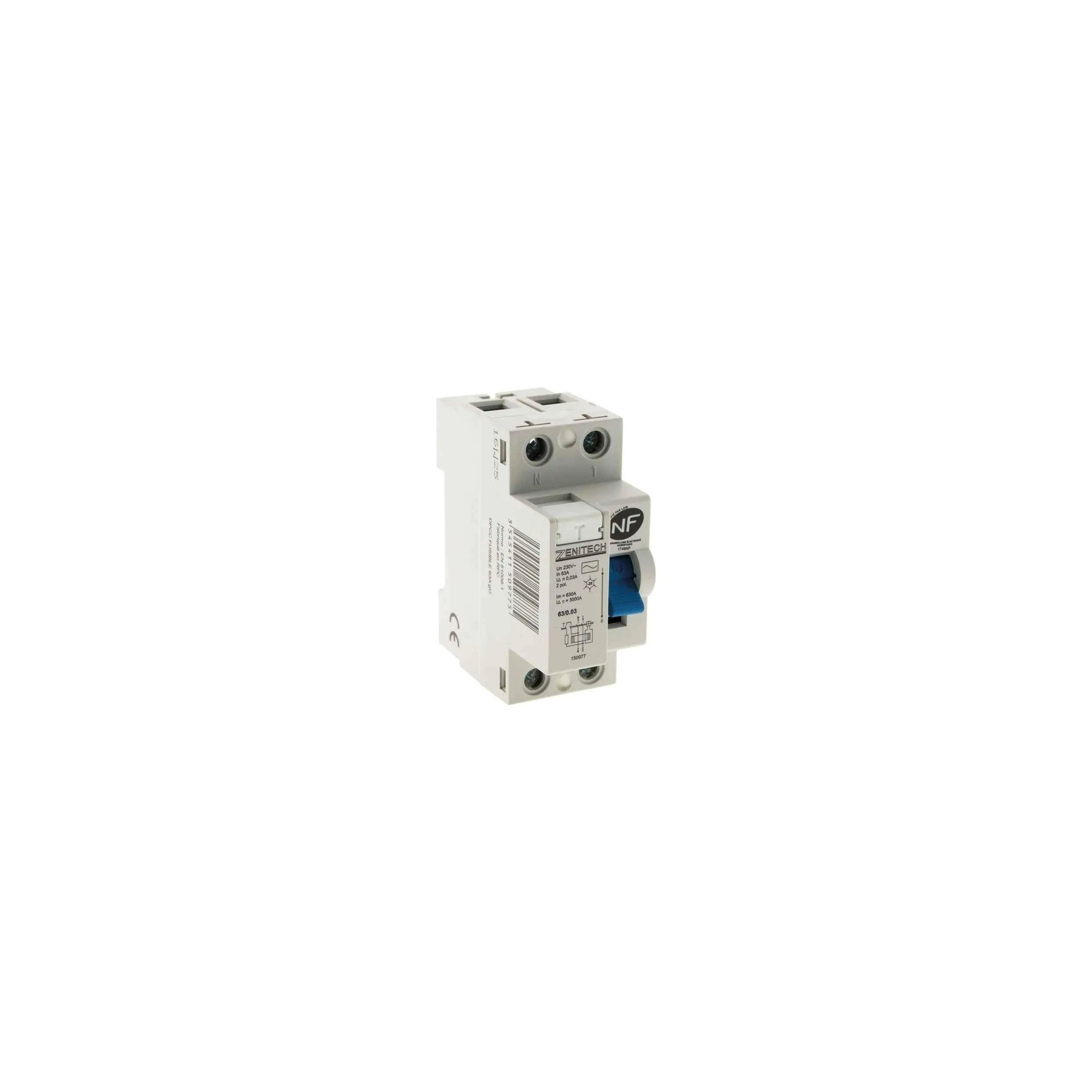 Interrupteur différentiel 63/2 30mA Type AC NF.