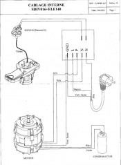 Carte électronique 220V sans pressostat pour W12N.