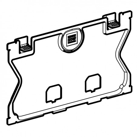 Geberit Schutzplatte für Unterputz-WC-Spülkasten Sigma 12 cm