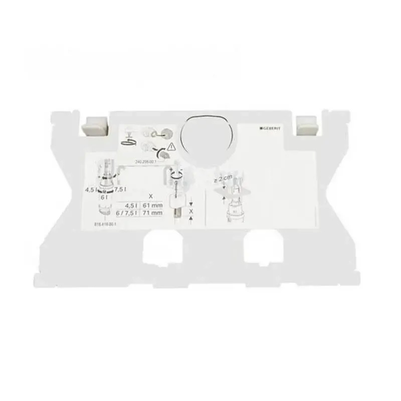 Geberit Schutzplatte für Unterputz-WC-Spülkasten Sigma 12 cm