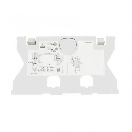 Geberit cover plate for Sigma 12 cm concealed WC tank