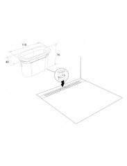 Cubo y colector LINEAL