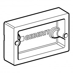 Geberit reservation box for Delta built-in tank