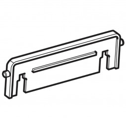 Rocker for Beta two-touch control panel, anti-twist protection