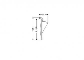 Plastic swing check valve Ø 125/200