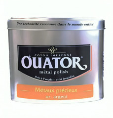 Ouator métaux précieux, rénove polit protège or et argent 75G