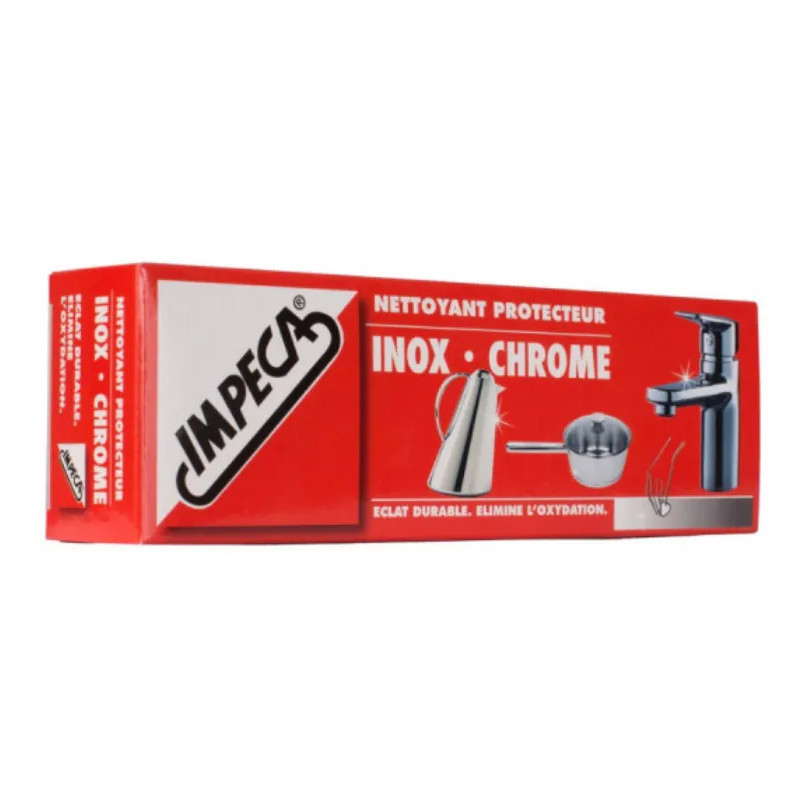 Limpiador protector de acero inoxidable y cromo IMPECA, 100ml