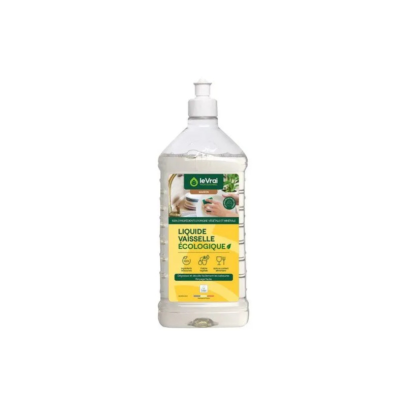 Le Vrai ecological washing-up liquid, 1L