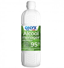 Alcool ménager supérieur 95°, 1L.