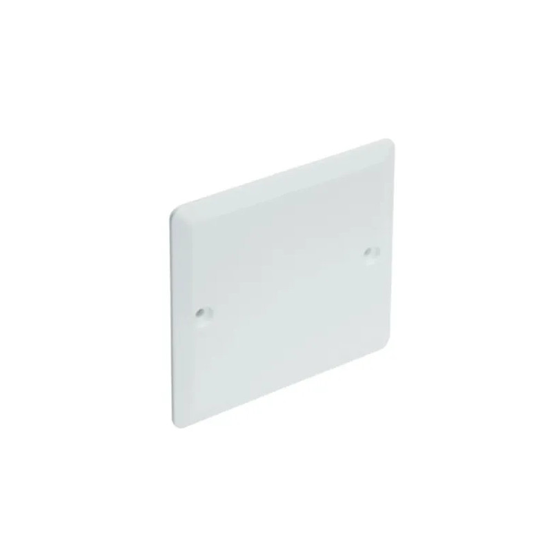 85x85mm square screw-on lid for 67mm diameter flush-mount box.