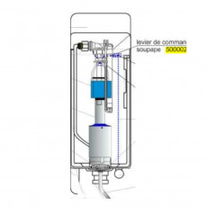 Hebel Spülmechanismus WC-Spülkasten Joker 500 und 501