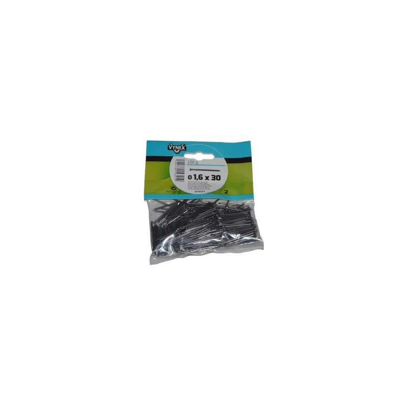 Pointe TH acier 30x1.6mm, sachet de 150g.