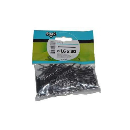 Pointe TH acier 30x1.6mm, sachet de 150g.