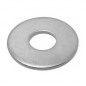 Wide flat washer in galvanized steel 4mm, 96 pcs.