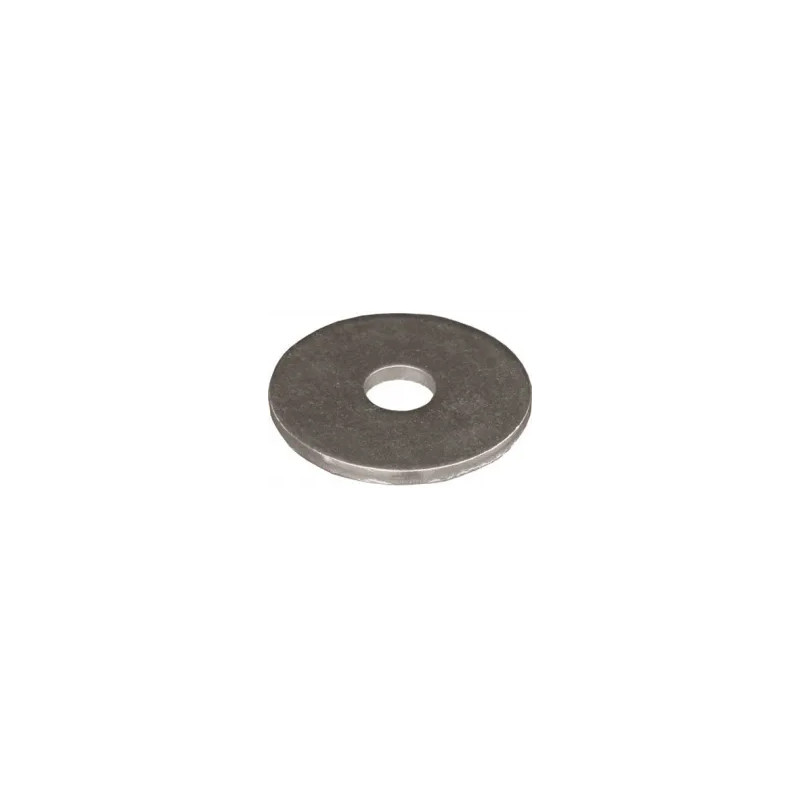 Extra large flat washer in galvanized steel 4mm, 62 pcs.