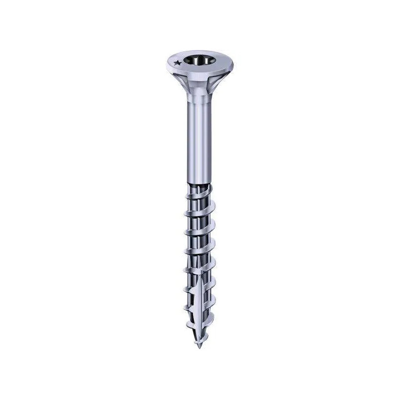 Cohete minivybac acero inoxidable A2 4x30mm tornillo cabeza avellanada, 100 unid.