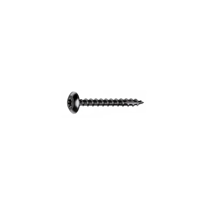 Vis Rocket minivybac penture noire 6x30mm, 32 pièces.