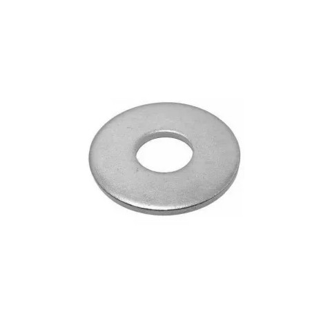 Wide flat washer in zinc-plated steel 8mm, 28 pcs.