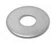 Wide flat washer in zinc-plated steel 8mm, 28 pcs.