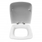 Abattant de cuvette WC ALLIA Eden entraxe 135 mm, blanc