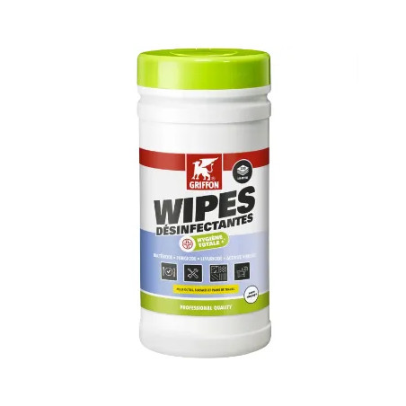 Disinfectant wipes, dispenser of 200 units.