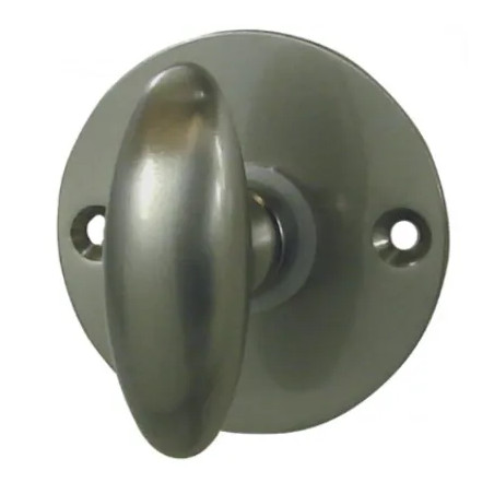 Nickel-plated steel escutcheon, lockable.