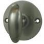 Nickel-plated steel escutcheon, lockable.