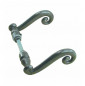 Cévennes double lever handle in grey iron.