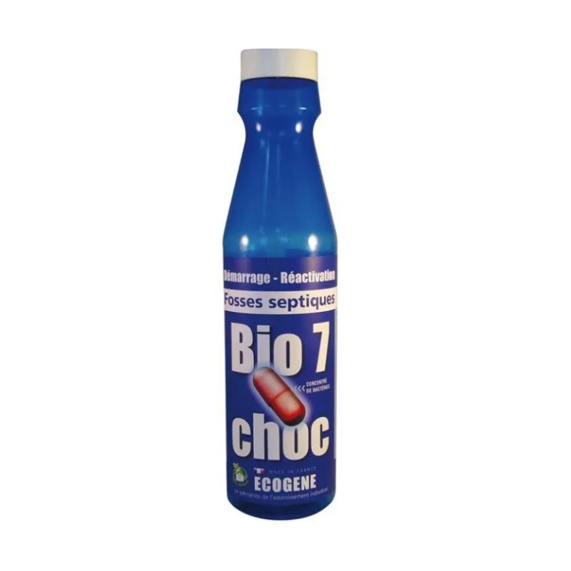 BIO 7 choque para fosa séptica 375 g.